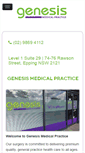 Mobile Screenshot of genesispractice.com.au